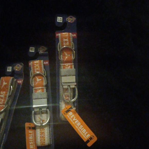 Pets First University of Texas Reversible Dog Collar, Medium,large - Picture 5 of 5